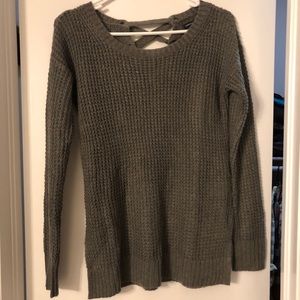 AEO Knit Olive Sweater